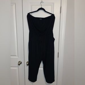 Express Women’s Strapless Jumpsuit Size XL Black